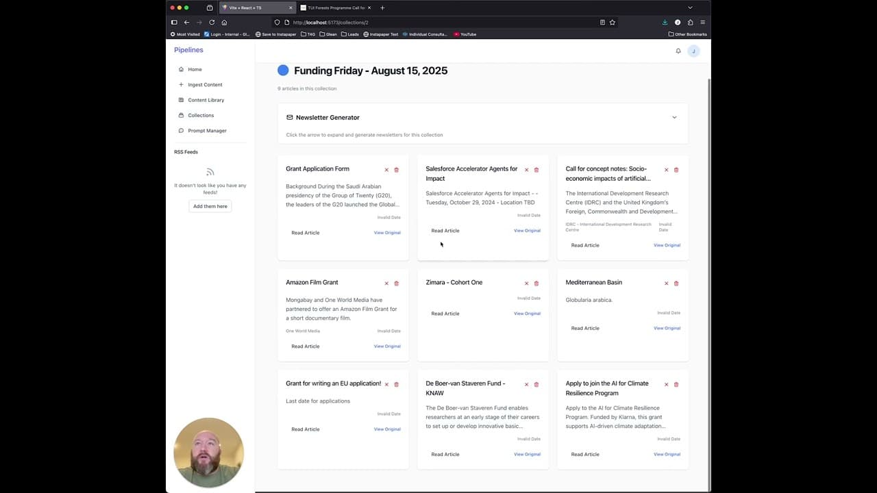 Content Pipelines – AI Email Summaries from Captured Content